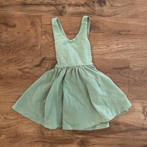 Alice + Ames The Pinafore Dress in Sage